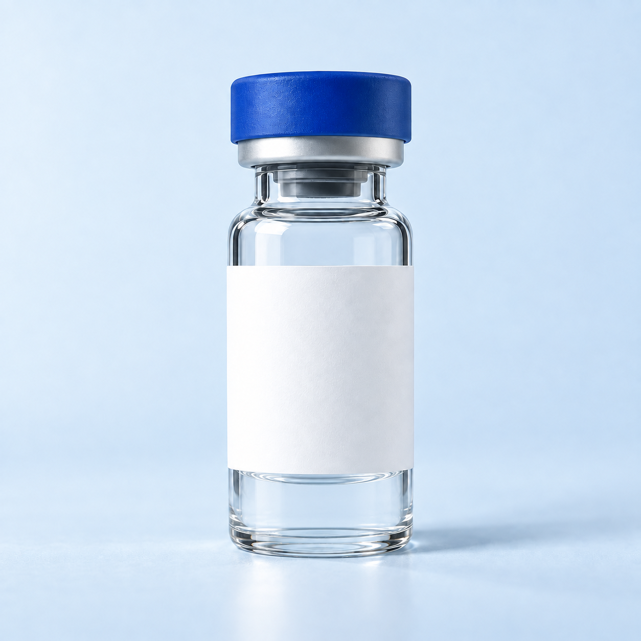 BAC Water, 3 mL per vial. peppy.cc product illustration.